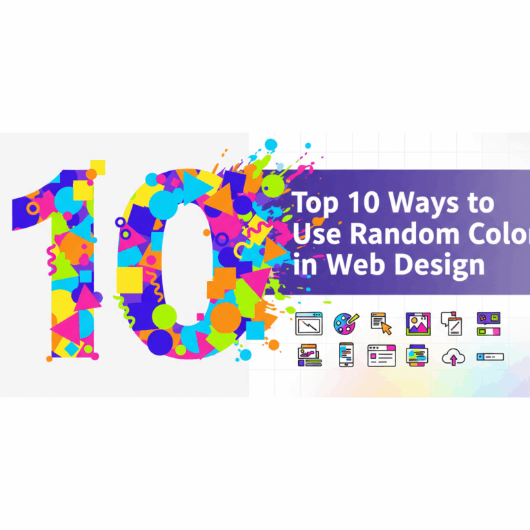 Top 10 Ways to Use Random Colors in Web Design