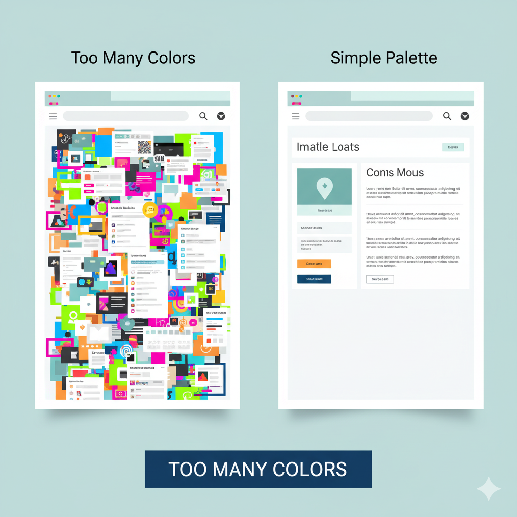 color palette mistake