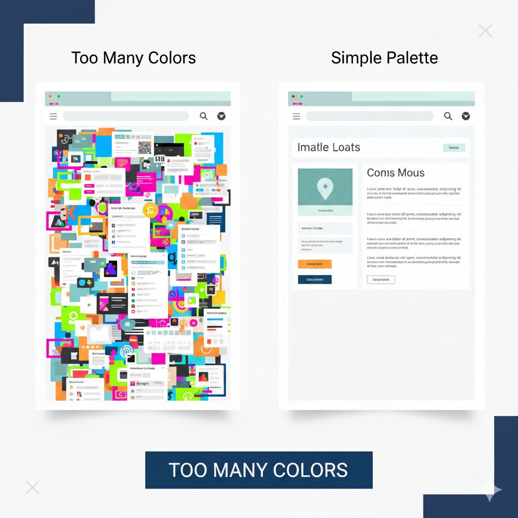 color palette mistake