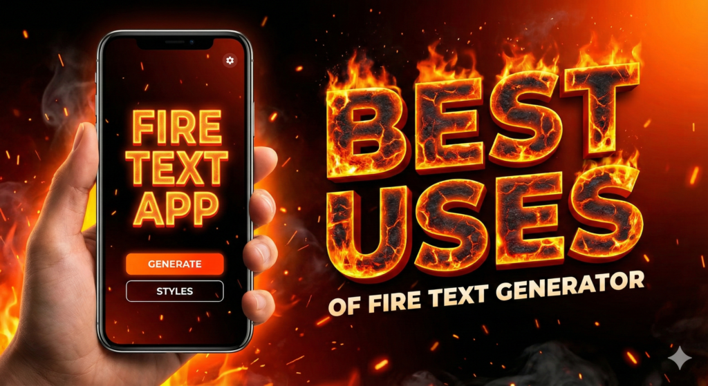 What Is a Fire Text Generator Tool Online?