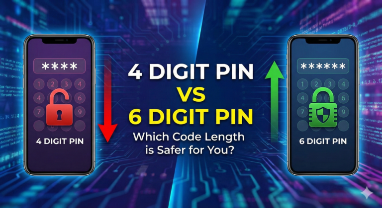 4 Digit PIN vs 6 Digit PIN Which Code Length is Safer for You