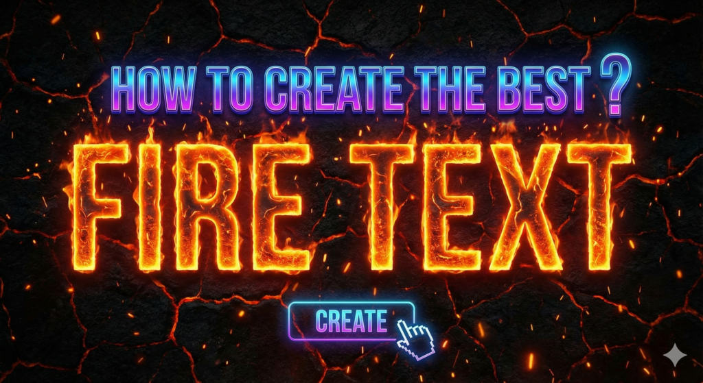 Fire Text for Gaming Names