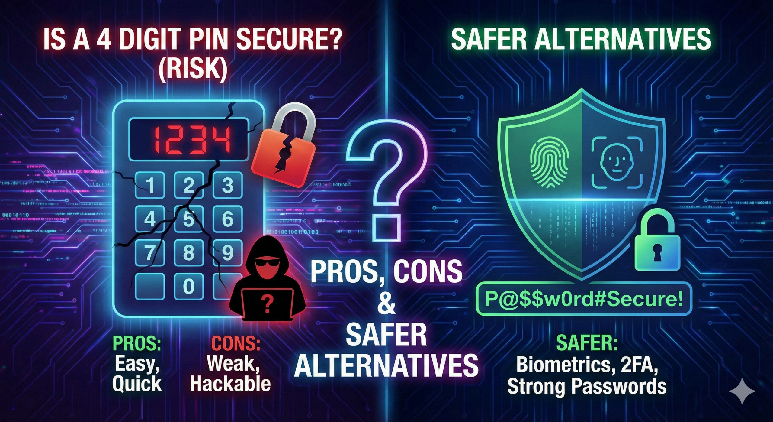 Is a 4 Digit PIN Secure Pros, Cons & Safer Alternatives