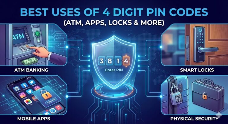 Uses of 4 Digit PIN Codes
