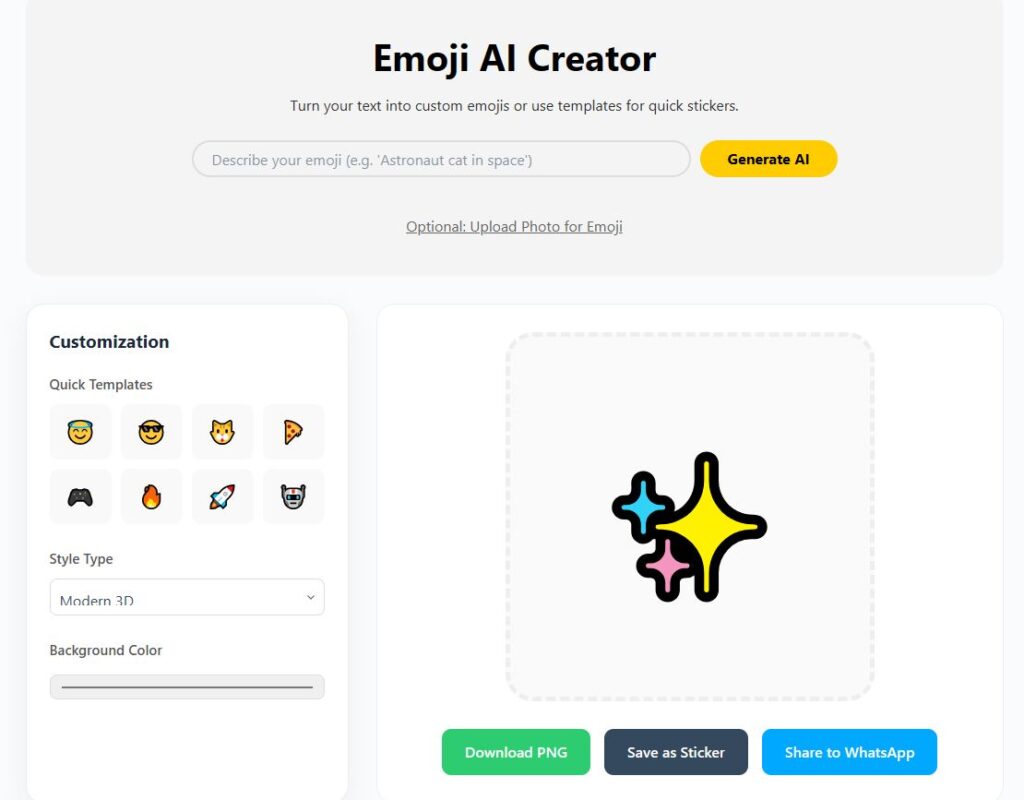 AI Emoji Generator Online