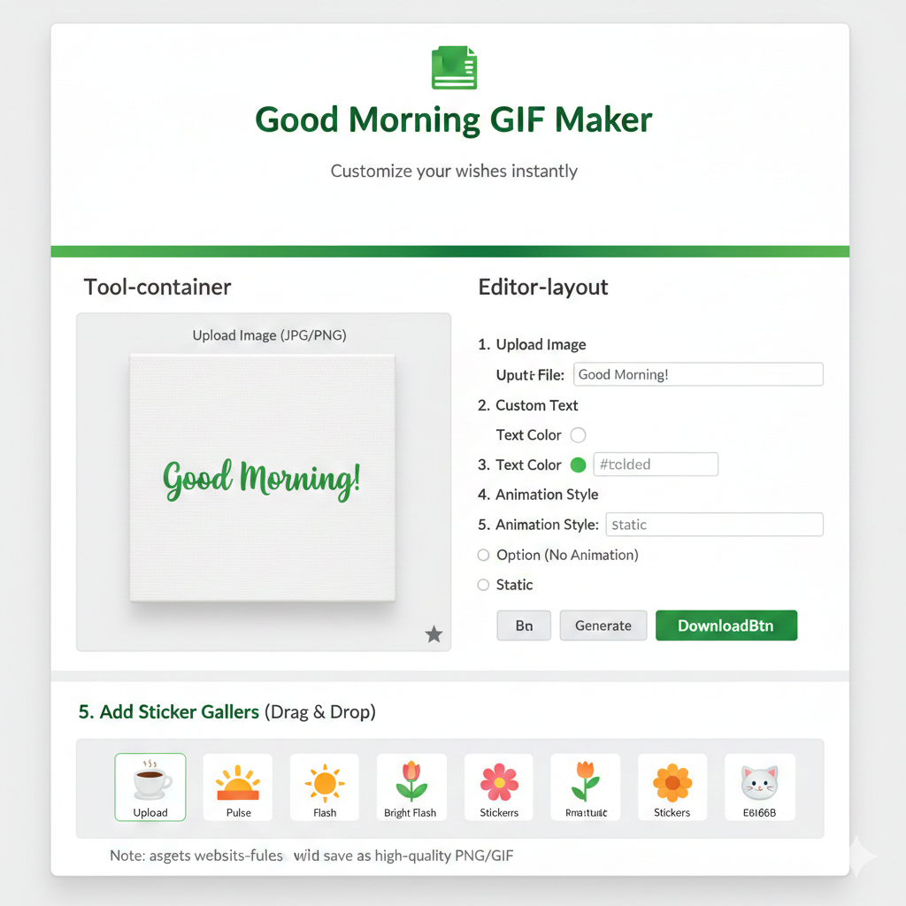 Good Morning Gif Maker